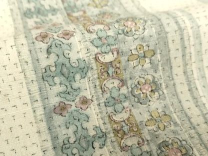 平和屋着物●上質な紬　花間道　正絹　逸品　未使用　DABA1896ps