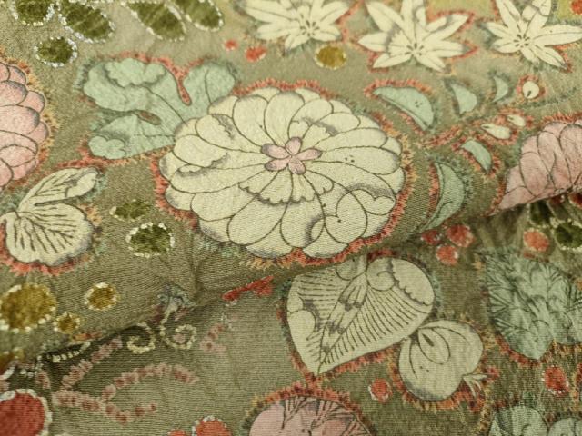 平和屋着物○訪問着 絞り 辻が花 暈し染め 金銀彩 正絹 逸品 DABA1899ps