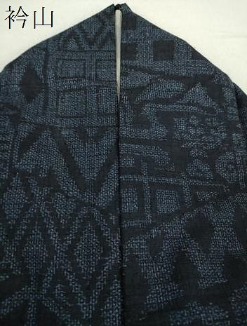 平和屋着物●本場結城紬　重要無形文化財　100亀甲　花菱文　正絹　逸品　DABA1900ps