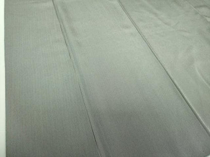 平和屋着物●江戸小紋　万筋　黒色×灰色　正絹　逸品　DABA1901ps