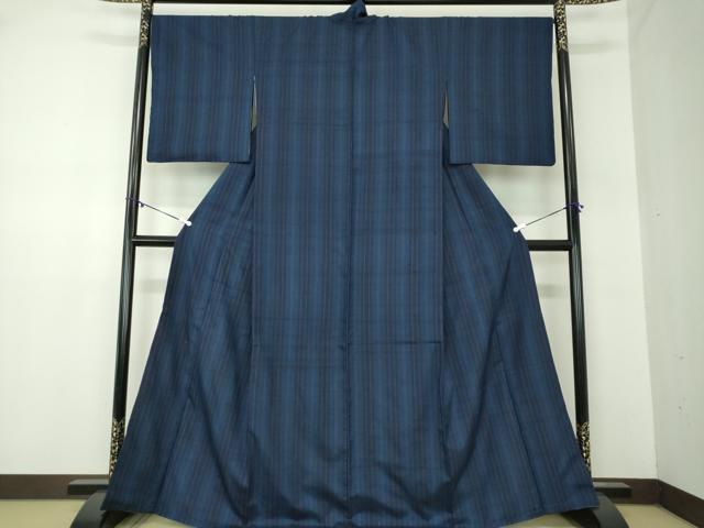 平和屋着物●上質な紬　間道　正絹　逸品　DABA1912ps