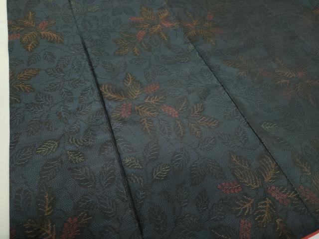 平和屋着物●本場大島紬　草花文　正絹　逸品　DABA1914ps 平和屋着物○本場大島紬 草花文 正絹 逸品 DABA1914ps