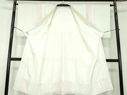 平和屋着物●上質な長襦袢　袷　舞桜地紋　暈し染め　やまと誂製　正絹　逸品　DABA1917ps
