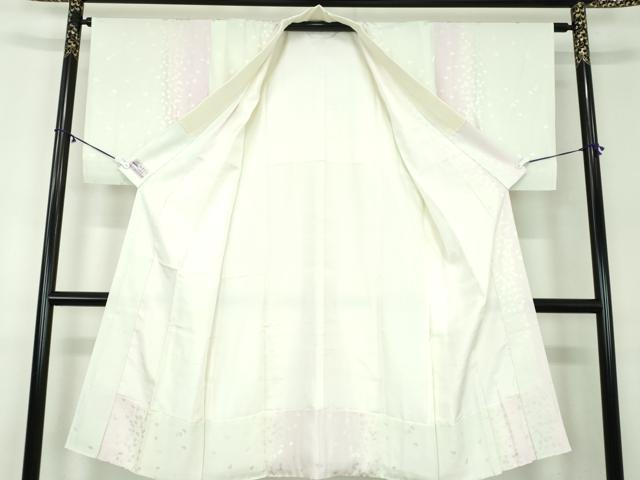 平和屋着物●上質な長襦袢　袷　舞桜地紋　暈し染め　やまと誂製　正絹　逸品　DABA1917ps