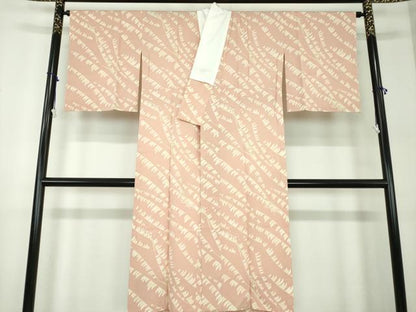 平和屋着物●上質な長襦袢　無双仕立て　立波文　正絹　逸品　未使用　DABA1918ps