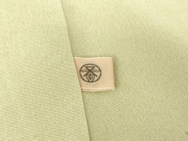平和屋着物●訪問着　風景花文　暈し染め　鬼しぼ縮緬　阪急百貨店扱い　正絹　逸品　DABA1924ps