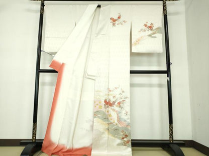 平和屋着物●訪問着　吉祥花文　金彩　正絹　逸品　DABA1930ps