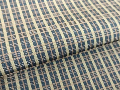 平和屋着物●上質なお召　格子　正絹　逸品　未使用　DABA1940ps