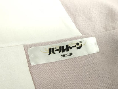 平和屋着物●訪問着　駒刺繍　扇面吉祥花文　暈し染め　金彩　正絹　逸品　DABA1945ps