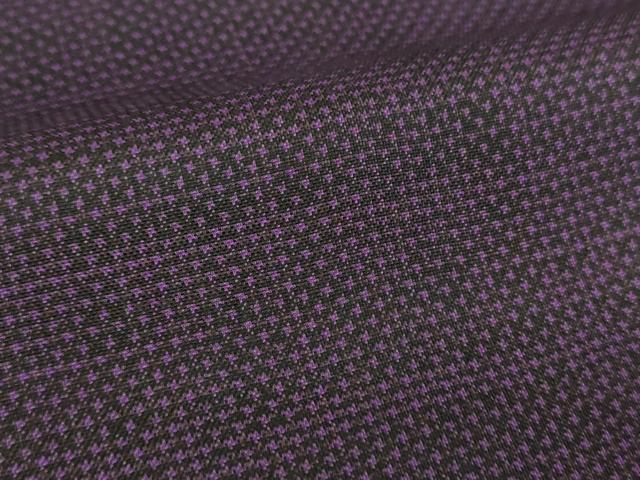平和屋着物●本場大島紬　7マルキ　総絣　正絹　逸品　DABA1959ps 平和屋着物○都喜ヱ門 本場大島紬 白大島 7マルキ 総絣 色紙重ね飛鶴