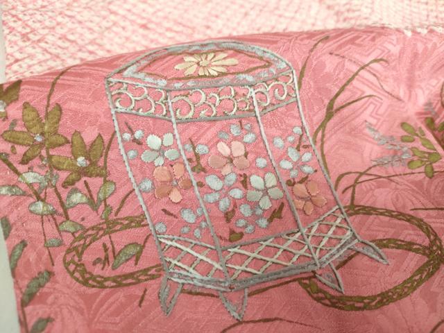 平和屋着物●訪問着　絞り　刺繍　貝桶花文　金彩　正絹　逸品　DABA1964ps 平和屋着物○訪問着 絞り 刺繍 貝桶花文 金彩 正絹 逸品 DABA1964ps