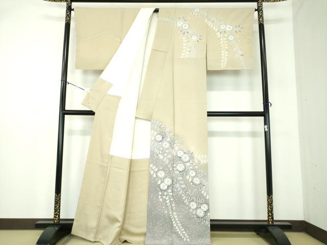 平和屋着物●訪問着　作家物　絞り　辻が花　暈し染め　三越扱い　正絹　逸品　未使用　DABA1967ps