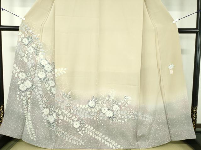 平和屋着物●訪問着　作家物　絞り　辻が花　暈し染め　三越扱い　正絹　逸品　未使用　DABA1967ps