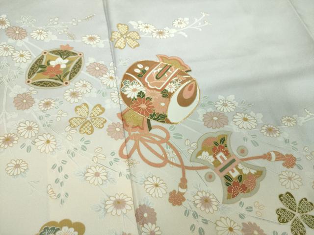 平和屋着物○訪問着 駒刺繍 道長宝尽くし 枝垂れ花 暈し染め 金彩