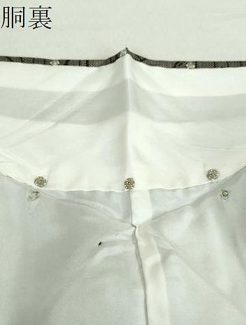 平和屋着物●本場大島紬　9マルキ　切嵌花菱文　正絹　逸品　未使用　DABA1975ps