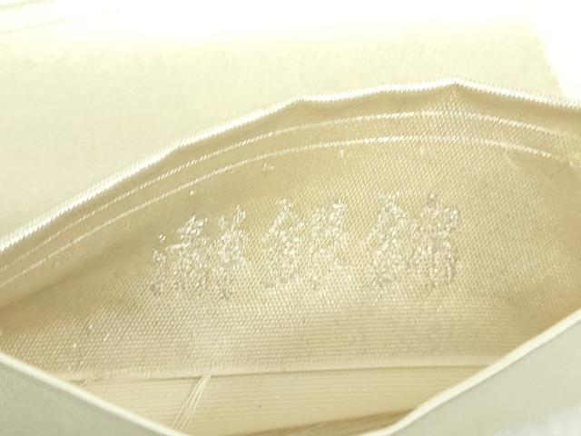 平和屋着物●加賀友禅の巨匠　初代　由水十久　西陣　長嶋成織物　ながしま帯　太鼓柄袋帯　観桜　瀞銀錦　正絹　逸品　DABA1994ps