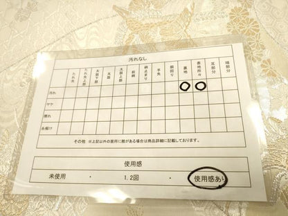 平和屋着物◎全通柄袋帯　美保姿　花鳥文　正絹　逸品　DABA2153ya