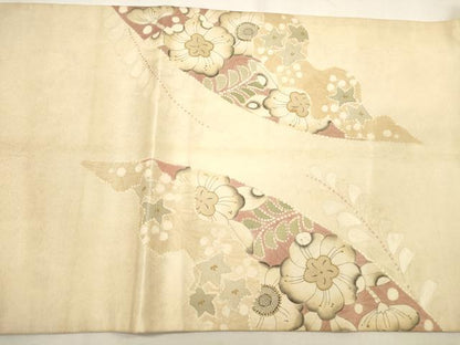 平和屋着物◎太鼓柄袋帯　辻が花　正絹　逸品　DABA2207ya