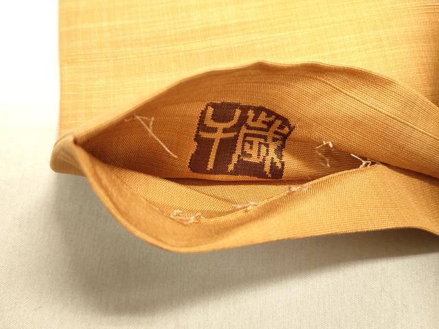 平和屋着物◎六通柄袋帯　幾何学文　正絹　逸品　DABA2219ya