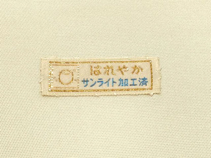 平和屋着物◎太鼓柄袋帯　手描き　枝花文　正絹　逸品　DABA2332ya