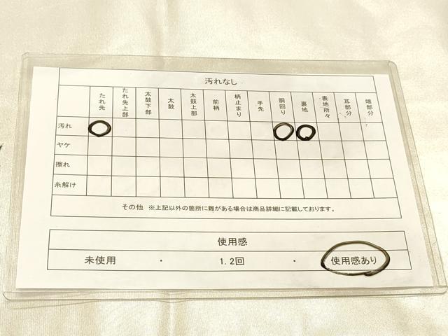 平和屋着物◎太鼓柄袋帯　手描き　枝花文　正絹　逸品　DABA2332ya