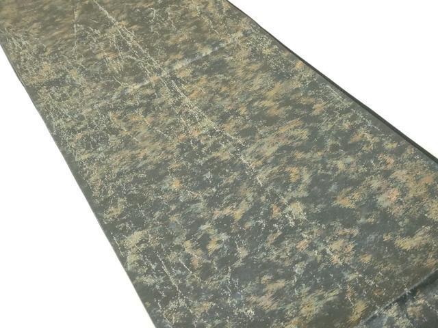平和屋着物◎六通柄　京袋帯　霞文　引箔　正絹　逸品　DABA3021qa