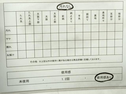 平和屋着物◎六通柄袋帯　絵皿花文　銀糸　引箔　正絹　逸品　DABA3065qa