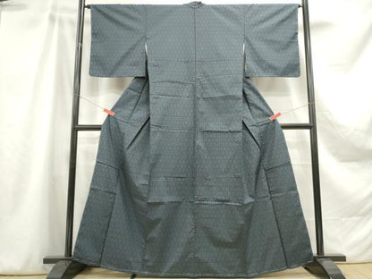平和屋着物■小紋　亀甲文　DABA3094qa