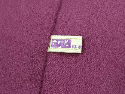 平和屋着物■訪問着　手描き　地紙花鳥文　金彩　さが美扱い　正絹　逸品　DABA3117qa