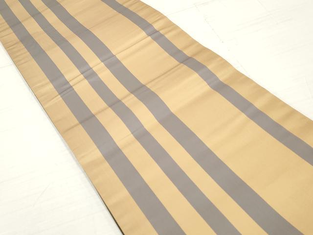 平和屋着物◎両面 六通柄袋帯 唐織 花蝶間道 金糸 正絹