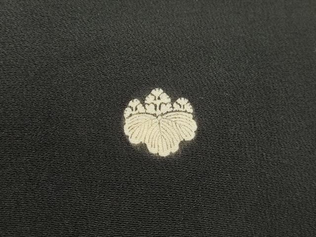 平和屋着物■豪華黒留袖　鳳凰花文　金銀糸　正絹　逸品　DABA3229qa