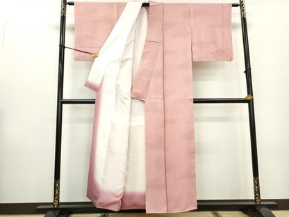 平和屋着物■上質な小紋　流水文　正絹　逸品　DABA3232qa