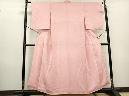 平和屋着物■上質な小紋　楓文　正絹　逸品　DABA3252qa