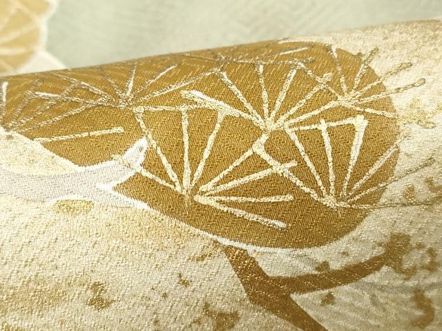 平和屋着物■訪問着　霞枝松文　暈し染め　金彩　正絹　逸品　DABA3262qa