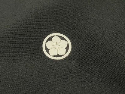 平和屋着物■豪華黒留袖 刺繍 几帳舞花文 松竹梅 金彩 正絹 逸品 DABA3287qa