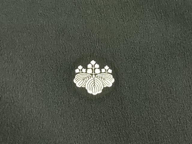 平和屋着物■豪華黒留袖 駒刺繍 扇面飛鶴枝松文 暈し染め 正絹 逸品 DABA3302qa