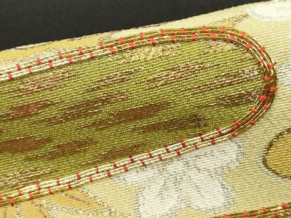 平和屋着物■豪華黒留袖　駒刺繍　エ霞枝松文　金彩　正絹　逸品　DABA3479qa