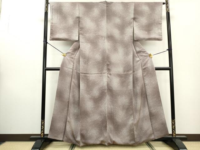 平和屋着物■上質な小紋　枝松文　暈し染め　正絹　逸品　DABA3485qa