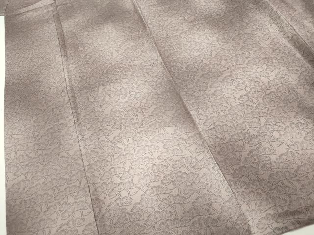平和屋着物■上質な小紋　枝松文　暈し染め　正絹　逸品　DABA3485qa