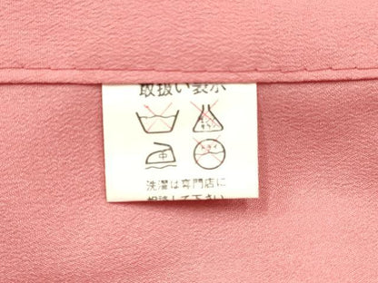 平和屋着物[]子供　女の子　長襦袢　単衣　薄紅色　半衿刺繍　DABA3531ma