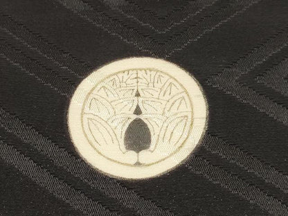 平和屋着物[]七五三　男の子　祝着・長襦袢(袷)セット　刺繍　鷹　鷲　立波松文　金彩　洗える着物　DABA3536ma