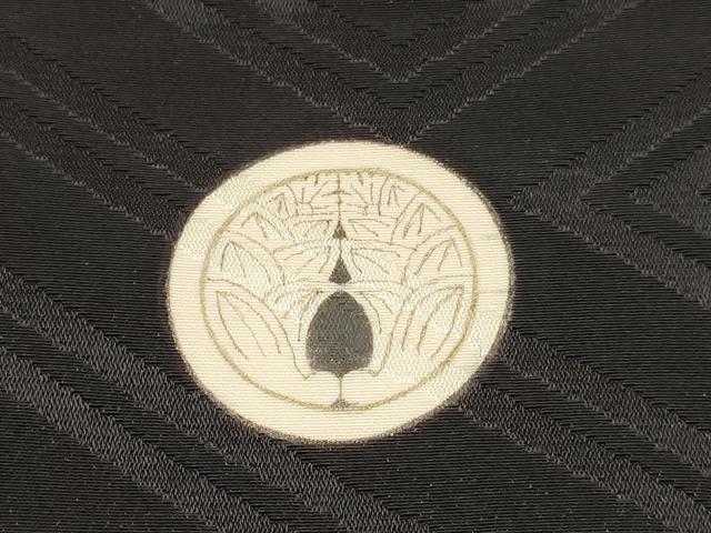平和屋着物[]七五三　男の子　祝着・長襦袢(袷)セット　刺繍　鷹　鷲　立波松文　金彩　洗える着物　DABA3536ma
