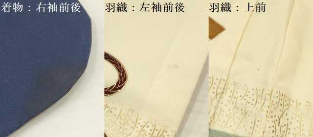 平和屋着物[]七五三　男の子　祝着・羽織・行灯袴セット　鷹　鷲　絵巻風景花文　金彩　DABA3541ea