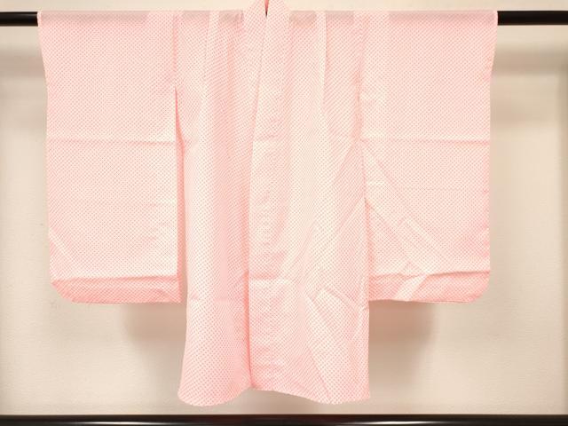 平和屋着物[]七五三　女の子　３歳　祝着　三つ身　長襦袢(単衣)・被布・小物セット　独楽　コマ　箱付　DABA3549ma