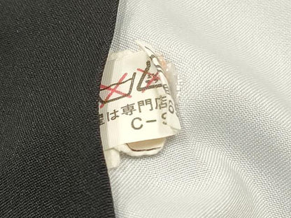 平和屋着物[]七五三　男の子　着物・黒紋付羽織・長襦袢(単衣)・行灯袴・小物セット　箱付き　DABA3550ma