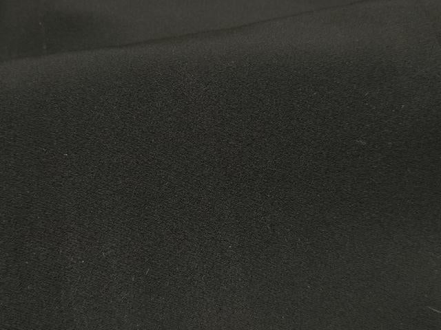 平和屋着物[]七五三　男の子　黒紋付・羽織・長襦袢(単衣)・行灯袴・小物セット　箱付き　DABA3554ma