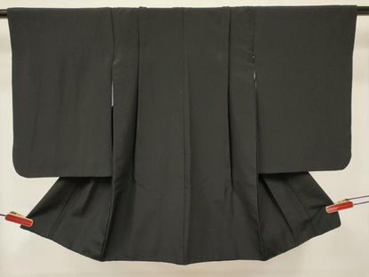 平和屋着物[]七五三　男の子　着物・黒紋付羽織・長襦袢(単衣)・行灯袴・小物セット　箱付き　DABA3558ma
