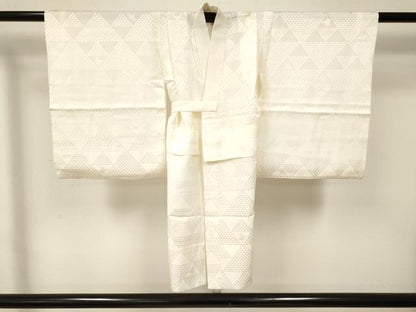 平和屋着物[]七五三　男の子　祝着・黒紋付羽織・長襦袢(無双仕立て)・行灯袴セット　逸品　DABA3595ma