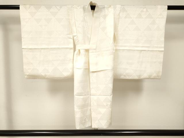 平和屋着物[]七五三　男の子　祝着・黒紋付羽織・長襦袢(無双仕立て)・行灯袴セット　逸品　DABA3595ma