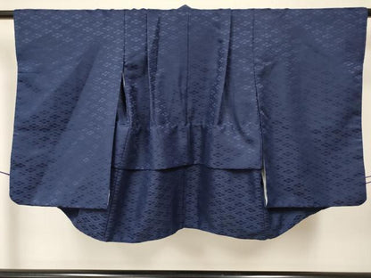 平和屋着物[]七五三　男の子　祝着・羽織セット　龍　兜　松竹梅　暈し染め　洗える着物　DABA3603ma
